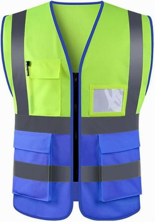 EXECUTIVE HI VIS VIZ VEST HIGH VISIBILITY WORK WAISTCOAT REFLECTIVE SAFETY TOP