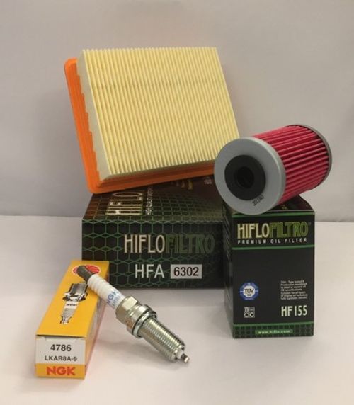 Service Kit For KTM RC125 (2014 to 2020) Air Filter / Oil Filter and Spark Plug