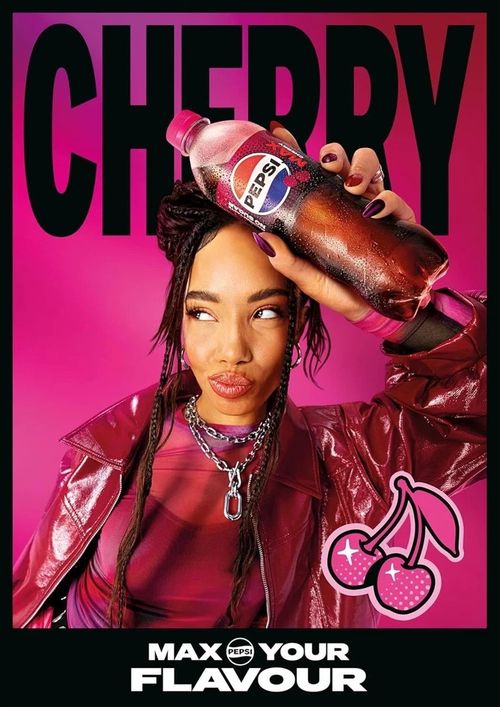 Pepsi Max Cherry No Sugar Cola Cans 24 x 330ml — image 5