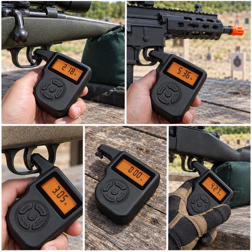 Digital Trigger Pull Gauge 0-12 Lbs LCD Display 1oz Increments Accurate Scale
