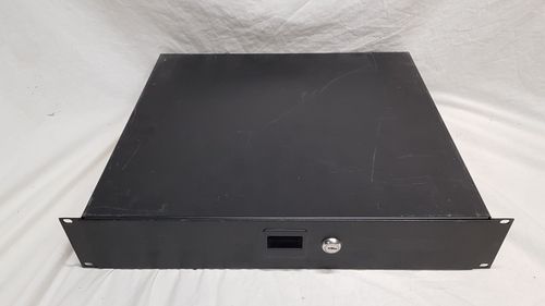 2U 19" 390mm Locking Storage Drawer Network Data Cabinet Flight Case Server Rack — image 5