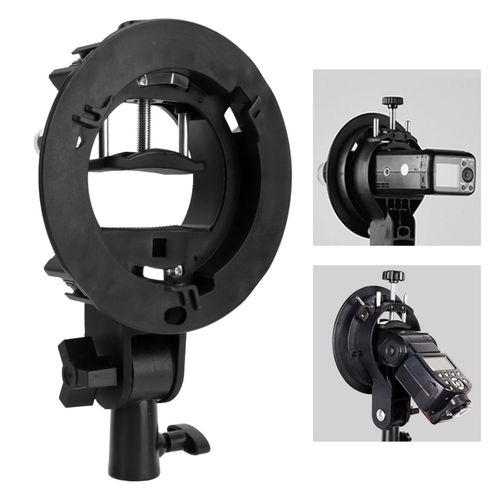 S-Type Flash Bracket Mount Holder – Universal Speedlite Adapter for Softbox, Sno — image 3
