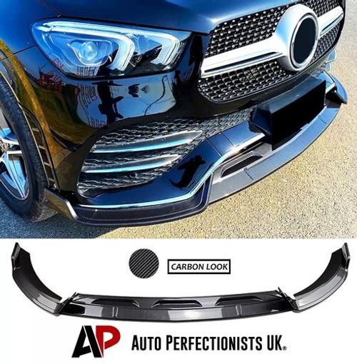 For Mercedes GLE Class GLE43 AMG Line W167 Carbon Fibre Front Splitter Spoiler!