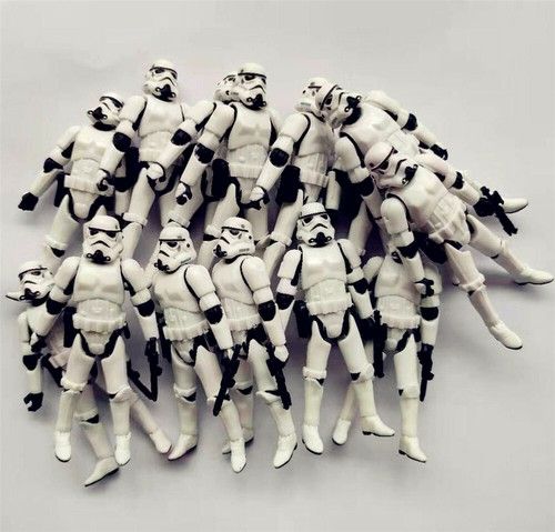 lot Hasbro Star Wars Stormtroopers OTC Trilogy action figure 3.75"