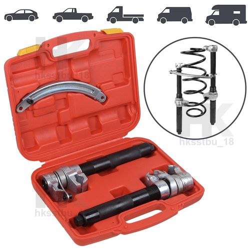 1 Ton Heavy Duty Coil Spring Compressor Hook Strut Clamp Suspension Car Tool Set — image 4