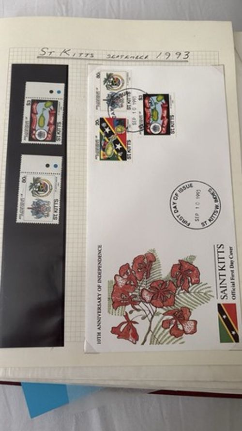1993 St Kitts 10th Anniversary of Independence Official First Day Cover FDC