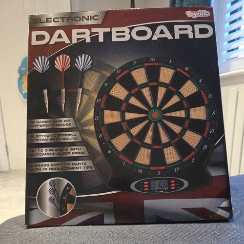 Toyrific TY5806 Childrens Electronic Dart Board with Electronic Scoring