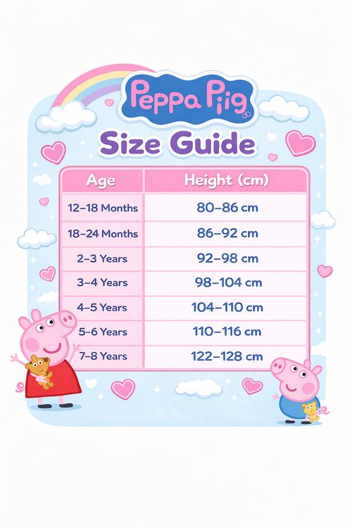 Girls Peppa Pig Pyjamas Fleece All In One Kids Peppa Pig Sleepsuit Sleepwear — image 7