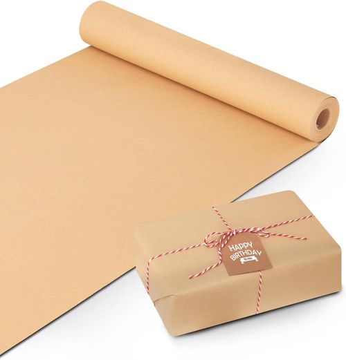 STRONG BROWN KRAFT WRAPPING PARCEL PAPER PACKAGING WRAPPING FREE P&P — image 4