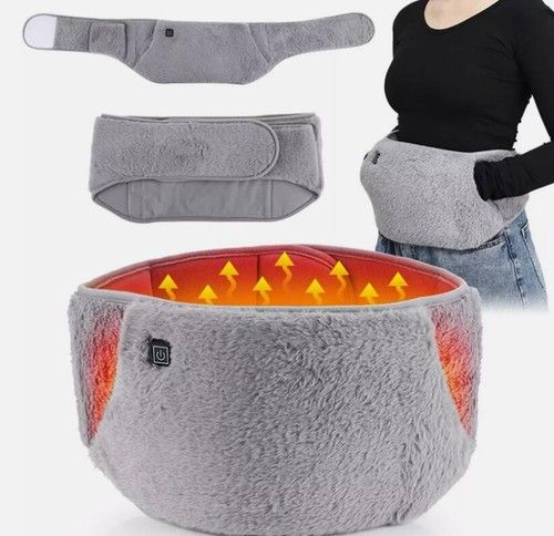 Electric Heating Menstrual Heat Pad Belt Woman Abdomen Period Pain Relief Cramps