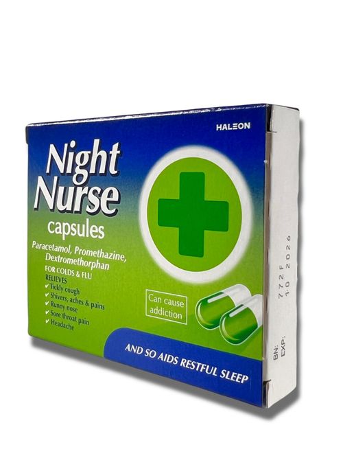 Night Nurse Capsules - 10 - (MAX 1 UNIT PER ORDER) — image 2