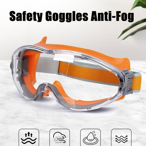 Safety Goggles Lab Work Eye Protective Lens Anti-Fog Science Lab Eye Protection