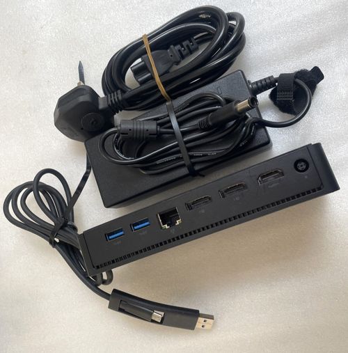 Dell D6000S USB-C USB-A Laptop Docking Station With 130W Dell Power Adapter — image 3