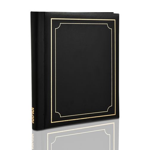 Large Self Adhesive Photo Albums Spiral Bound 20 Sheets 40 Sides Black - SM40BK — image 1
