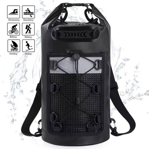 20L Swimming PVC Pack Dry Bag Backpack for Women Men Waterproof Shoulder Kayak