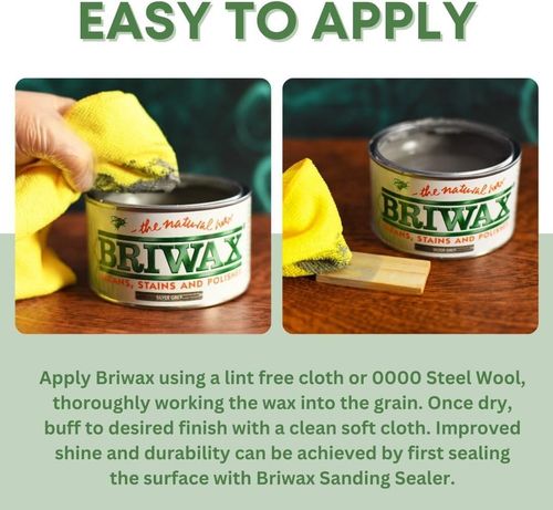 Briwax Antique Pine Wax Polish 400g Wood Furniture Polish - ORIGINAL — image 4