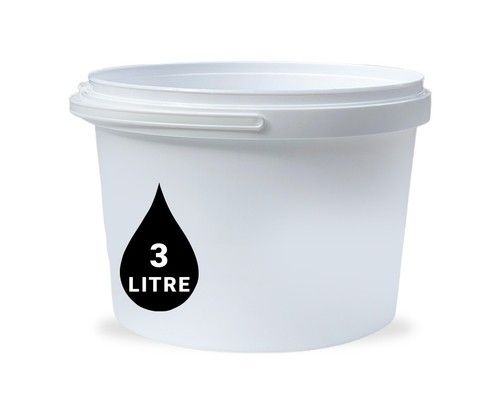 Buckets Tubs Pail Storage Containers Plastic Lid Handle 1L 3L 5L 10L 20L 25L 30L
