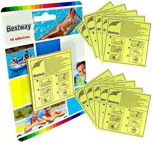 10X Inflatable Repair Kit Puncture For Pools Airbeds Hot Tub Patches Heavy Duty — image 2
