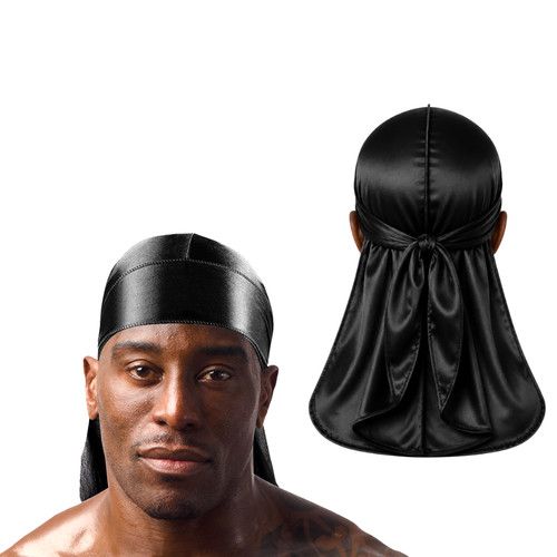 Silky Satin Durag for Men & Women – Premium Soft Du Rag for Waves, Braids & Locs