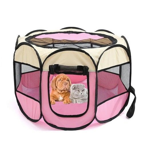 Soft Portable Foldable Fabric Dog Crate Cat Cage Pet Travel Puppy Play Pen Tent