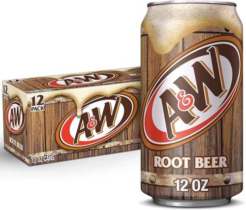 A&W Root Beer 355ml x12 Cans American USA Imported Soda Drink