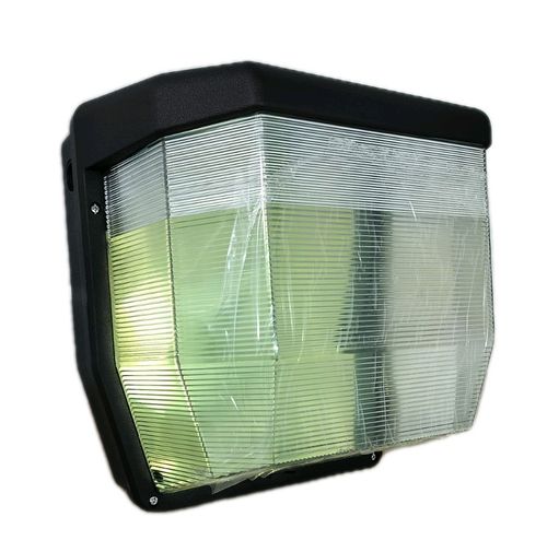 Preslite Wall Pac Wall Light Fitting E27 70W Max Black IP65  — image 1