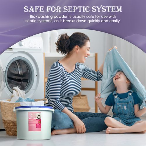 Bio Washing Powder Laundry 10Kg – Heavy Duty Detergent Tub Up To 250 Plus Washes — image 3