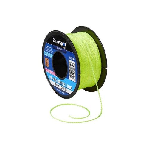 BlueSpot 100m Builders Hi-Vis Brick Laying Measuring Rope String Line 1 - 3
