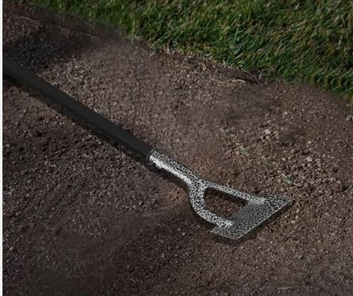 Carbon Steel Garden Dutch Digging Hoe | Garden Hand Tool | Wooden Long — image 3