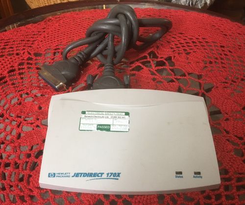 HP JETDIRECT 170X RETRO EXTERNAL PRINT SERVER UNTESTED FOR SPARES — image 15