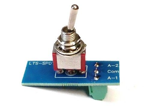 Toggle SwitchModule with screw terminals for model railway control
