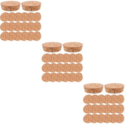 60Pcs Sturdy Wooden Wine Bottle Corks Reusable Stoppers for Glass Bottles — image 8