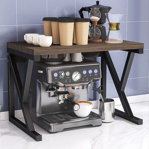2/3 Tier Microwave Oven Rack Stand Storage Holder Kitchen Corner Shelf Black UK