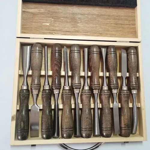 12 Part/set of woodworking Carving Messer Carving Cutter Tools — image 4