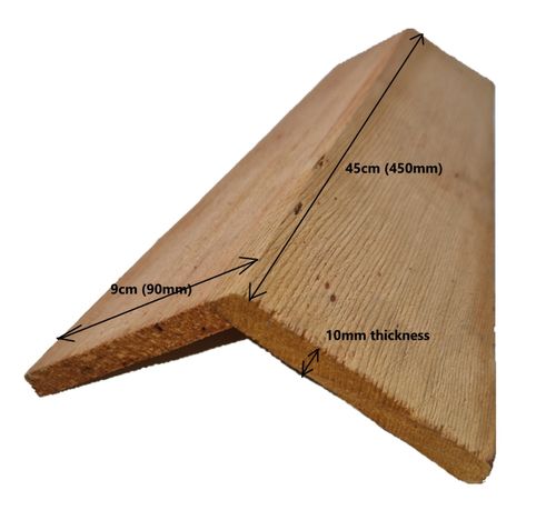 Cedar Ridges - Blue Label, No.1 Grade Cedar Hip & Ridges - 4.5m coverage/pack — image 2