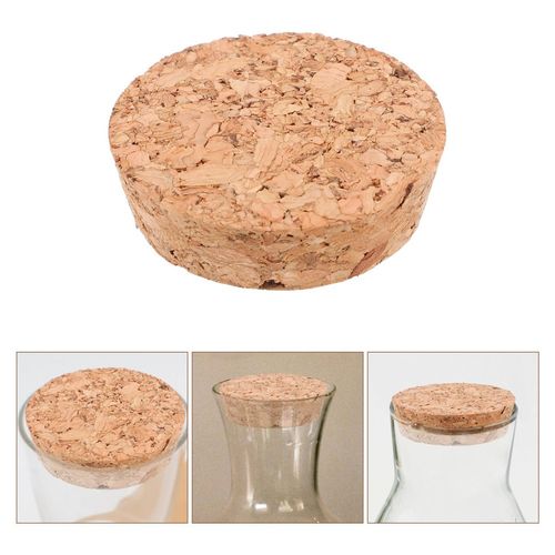 60Pcs Sturdy Wooden Wine Bottle Corks Reusable Stoppers for Glass Bottles — image 2