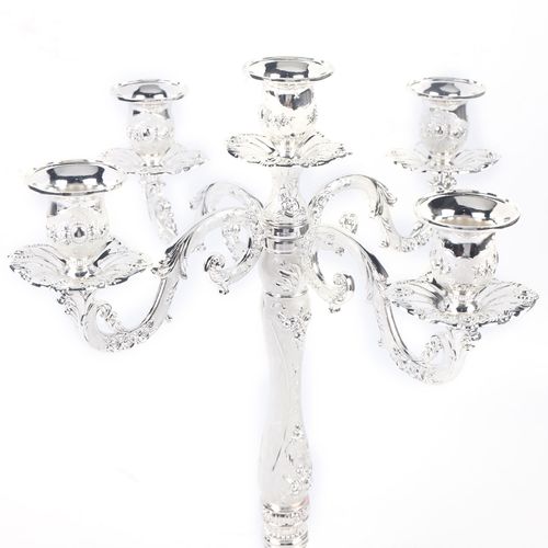 Candelabra Candle Holders 5 Arm Metal Candlestick Stand For Candles — image 6