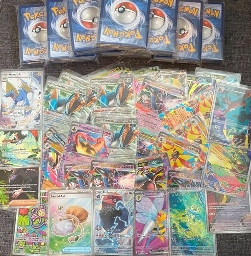 100 Pokemon Cards Joblot - 2x ex+ Hits Guaranteed + 98 Common & Uncommon Bundle
