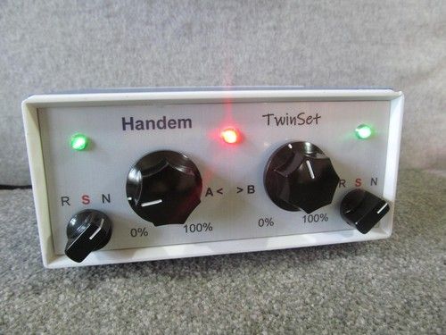 Two Track Model Train Controller. Fully Assembled & Guaranteed. 2 amp PSU.