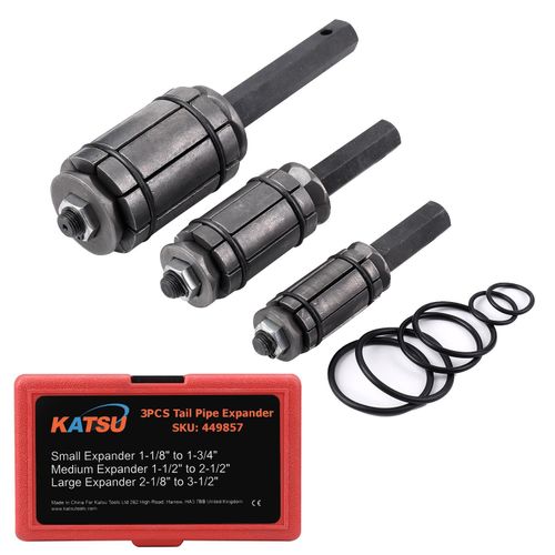 3PC Exhaust Tail Pipe Expander Kit Tool Set Custom Build Car — image 2