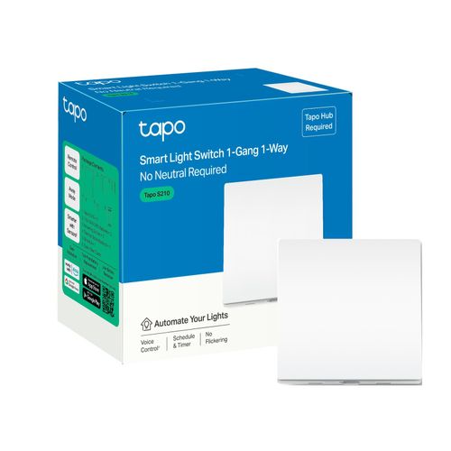 Tapo S210 Smart Light Switch 1 Gang 1 Way, Remote Control Smart Switch, Voice — image 1