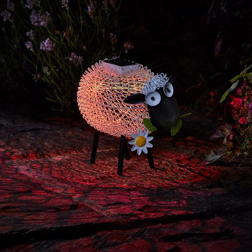 Solar LED Light Up Cow Sheep Farm Animal Garden Ornament | OR Spare Solar Panel — image 4