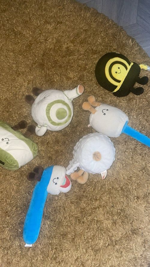 Poppy & Duckling Plush Rattle Soft Toy Bundle Farm Animals Small 12m+ — image 4