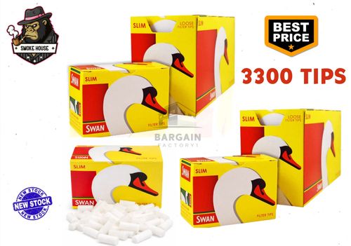 SWAN SLIM FILTER TIPS NEW 2026 STOCK- 20 PACK - 165 Tips Per Box Total 3300 tips — image 21
