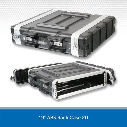 19" ABS Rack Case | 2U 3U 4U 6U 8U 10U | Flight Case Rack Mount Equipment DJ PA