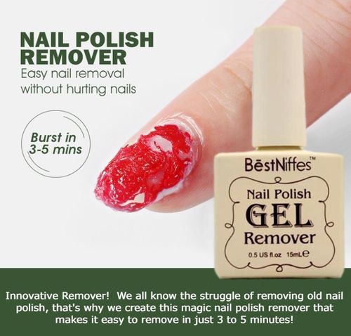 BestNiffes NAIL POLISH REMOVER GEL Soak-Off Quick Bust Nail Gel Vanish Remover — image 9