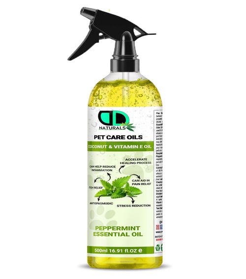Dog Massage Oil Refreshing with Peppermint Essential Oil – Reduce Pain & Itchy — image 1
