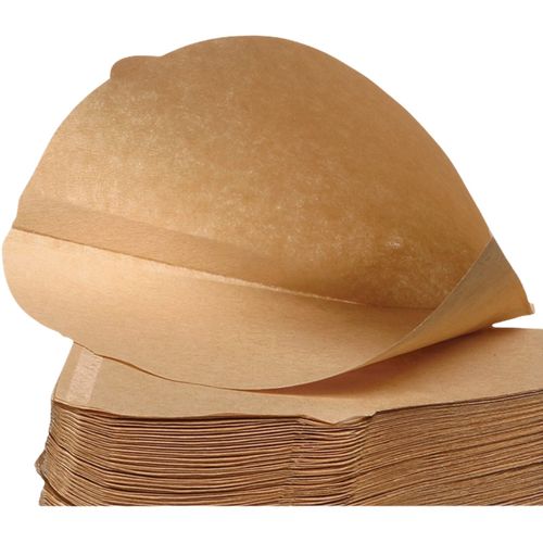 Coffee Filter Papers Size 4 Unbleached Brown Replacement Cones x 100 — image 1