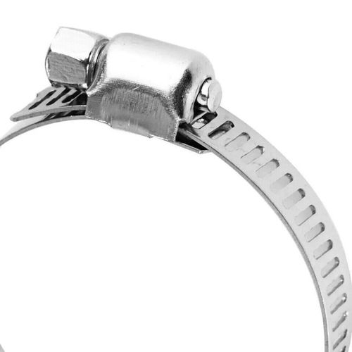 101-Pcs Assorted Stainless Steel Hose Clamp Kit With No Driver Jubilee Clips Set — image 17