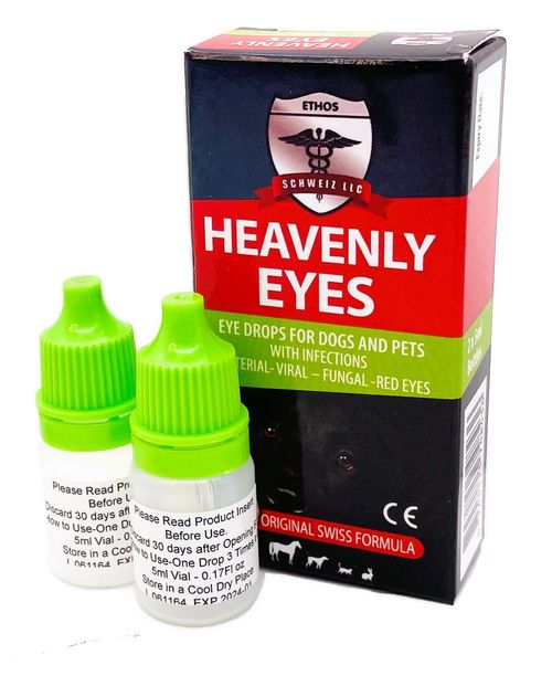 Ethos Heavenly Eye Drops Common Eye Problems for Dogs Cats Pets 2x5ml — image 3